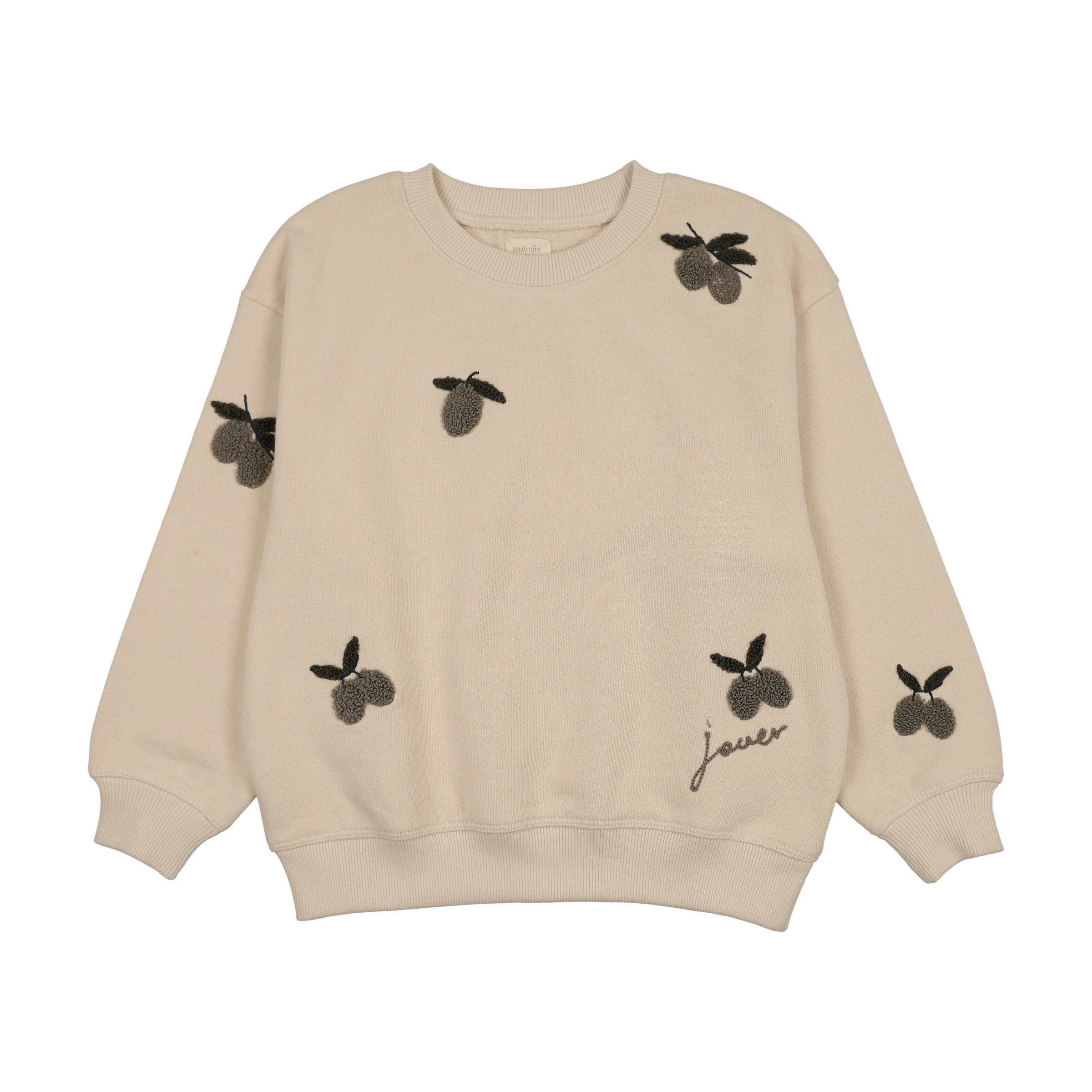 ANALOGIE OLIVE PATCH SWEATSHIRT