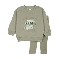 ANALOGIE CAFE BOY SWEATSHIRT 2PC SET