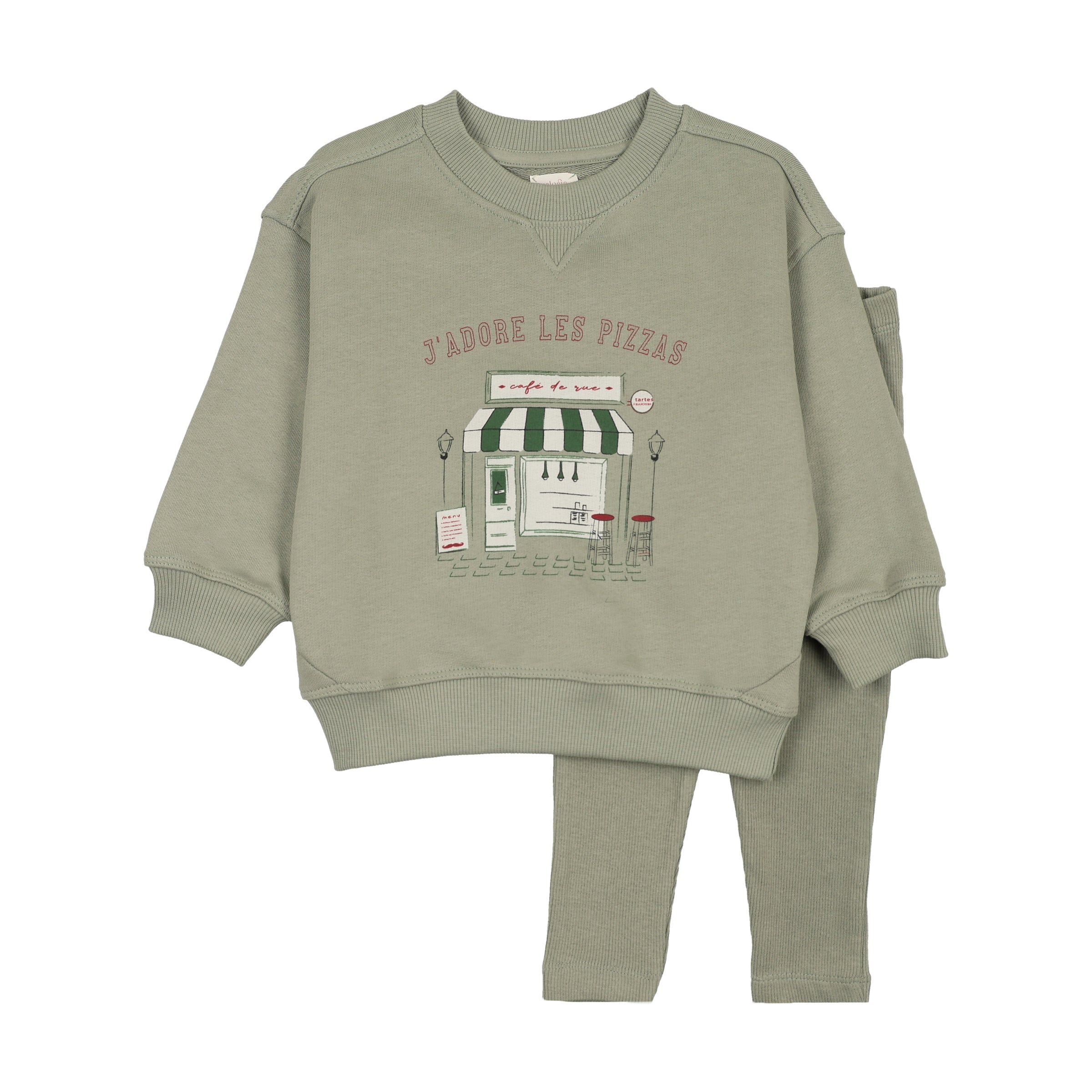 ANALOGIE CAFE BOY SWEATSHIRT 2PC SET