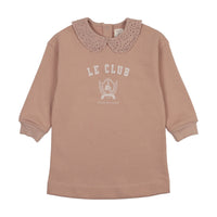 ANALOGIE VARSITY CREST SWEATSHIRT DRESS