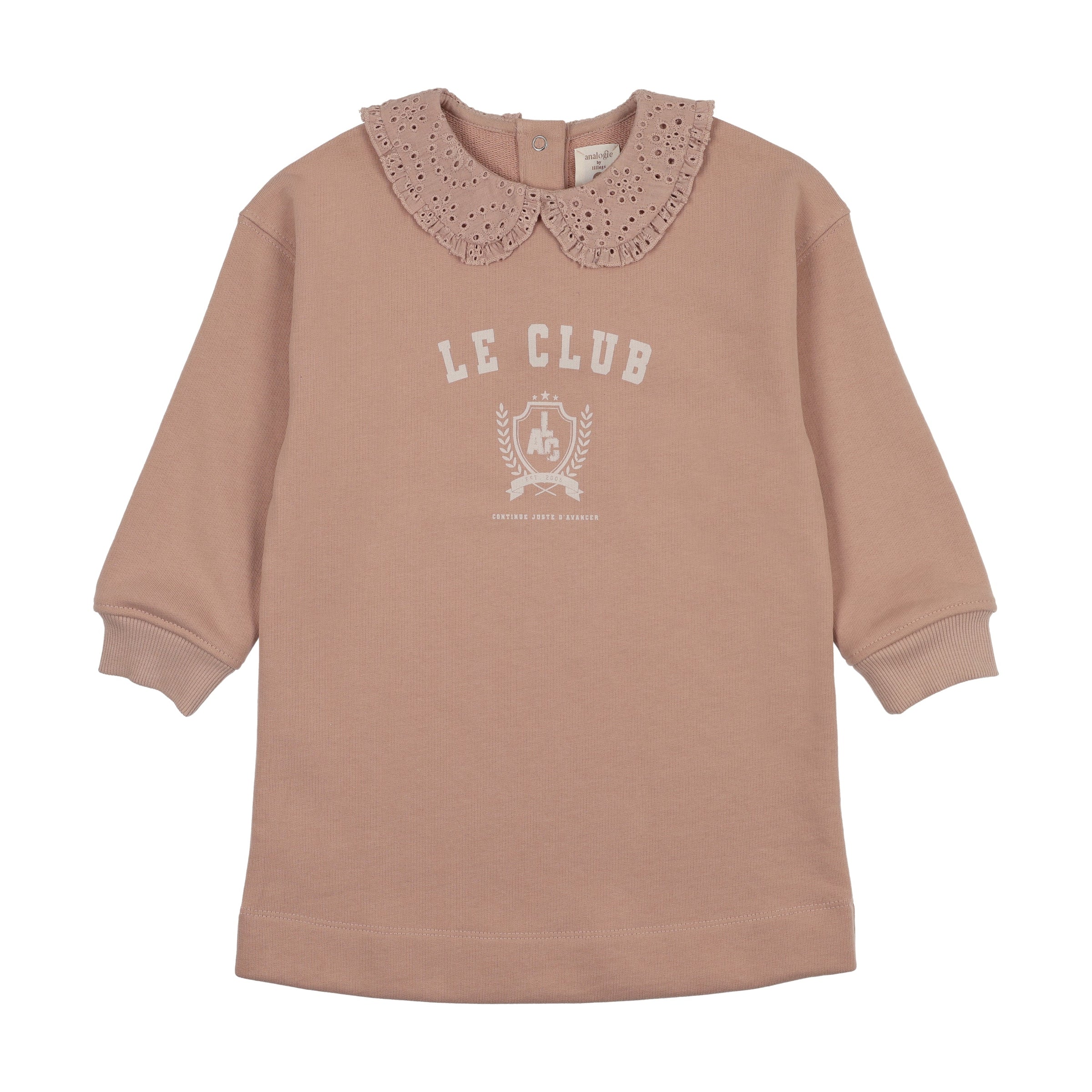 ANALOGIE VARSITY CREST SWEATSHIRT DRESS