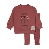 ANALOGIE FLOWER SWEATSHIRT 2PC SET