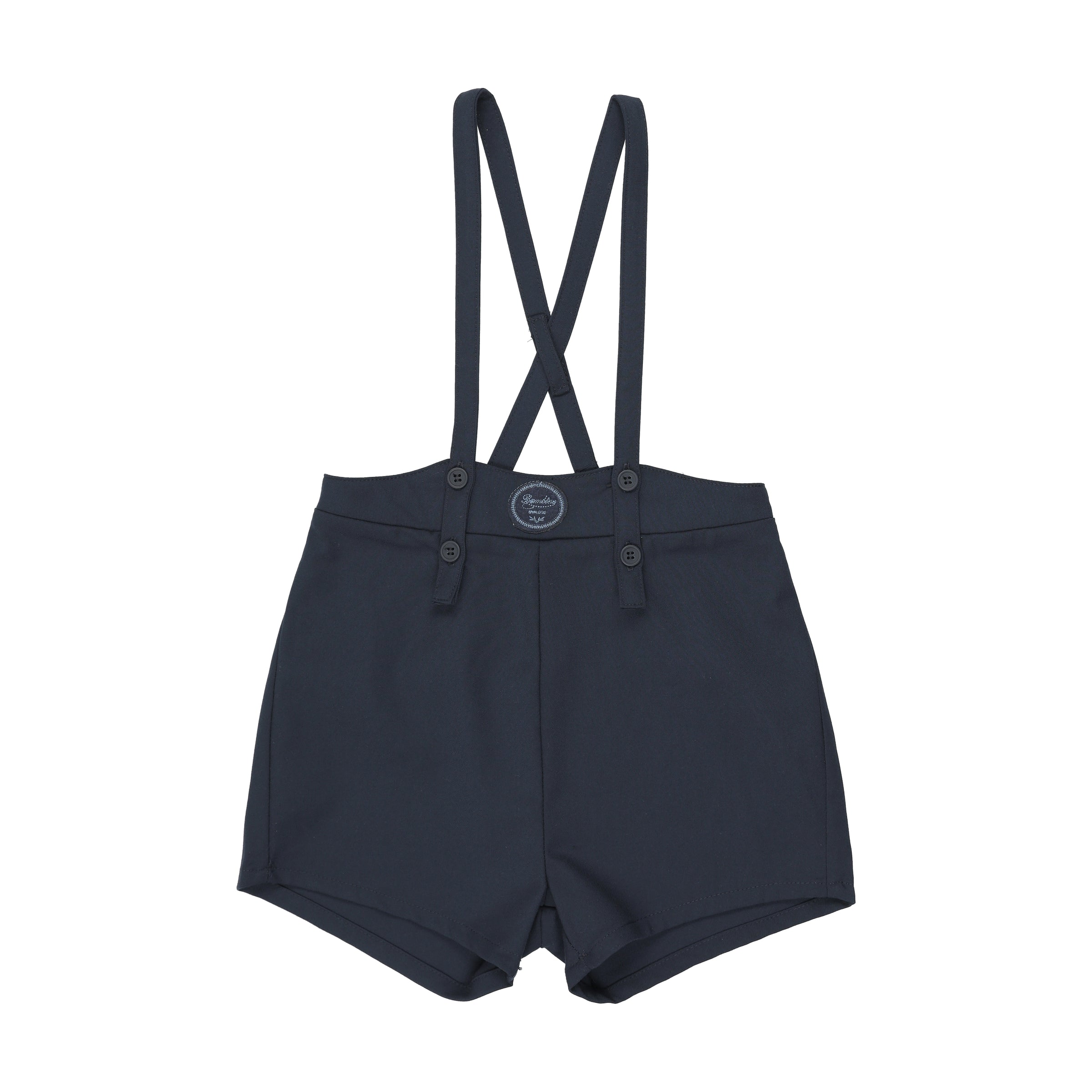 ANALOGIE PLAID EDITION BOYS OVERALL SHORTS