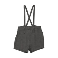 ANALOGIE PLAID EDITION BOYS OVERALL SHORTS