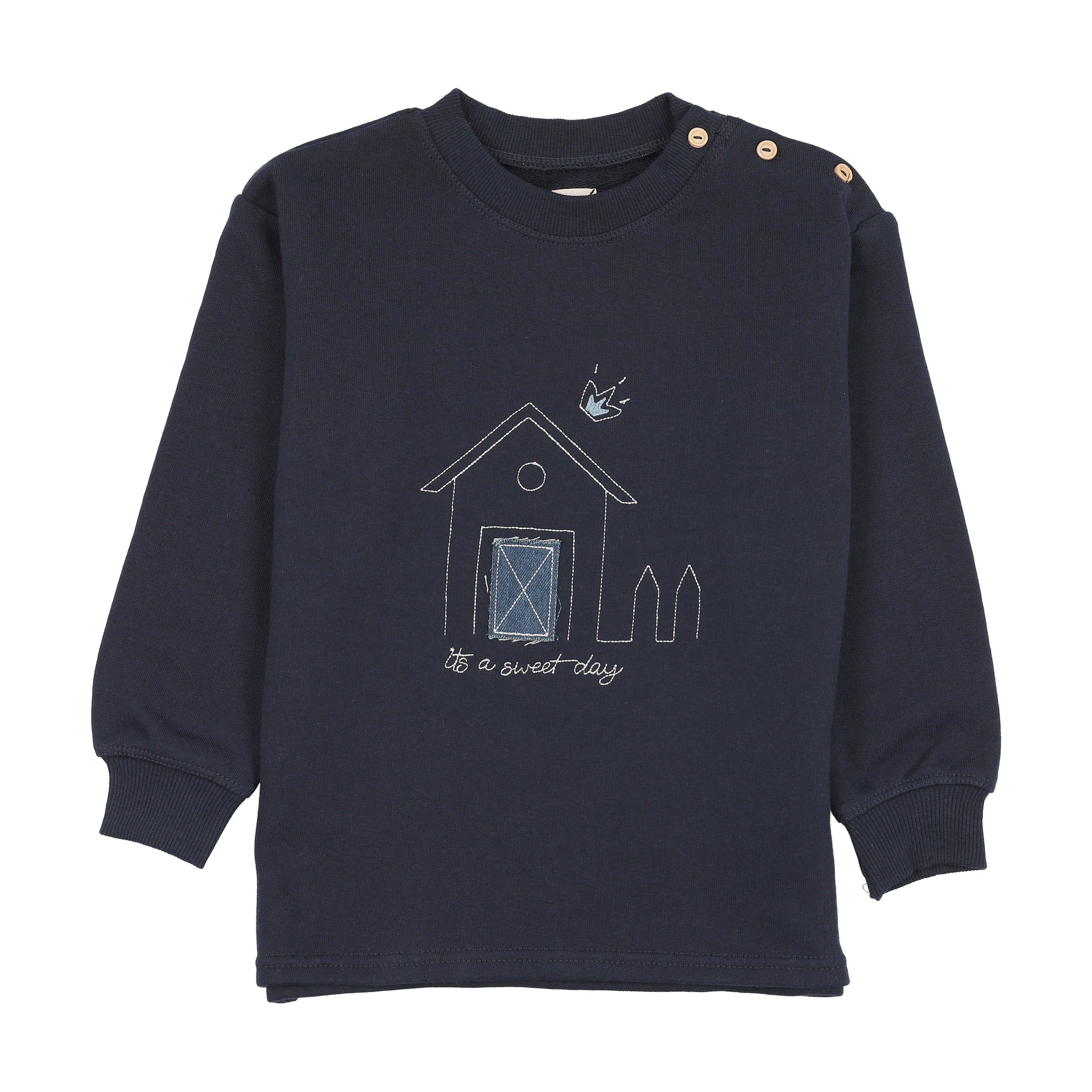 ANALOGIE SWEET CAMPAIGN BOYS EMBR. SWEATSHIRT