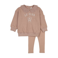 ANALOGIE VARSITY CREST GIRLS SWEATSHIRT 2PC SET
