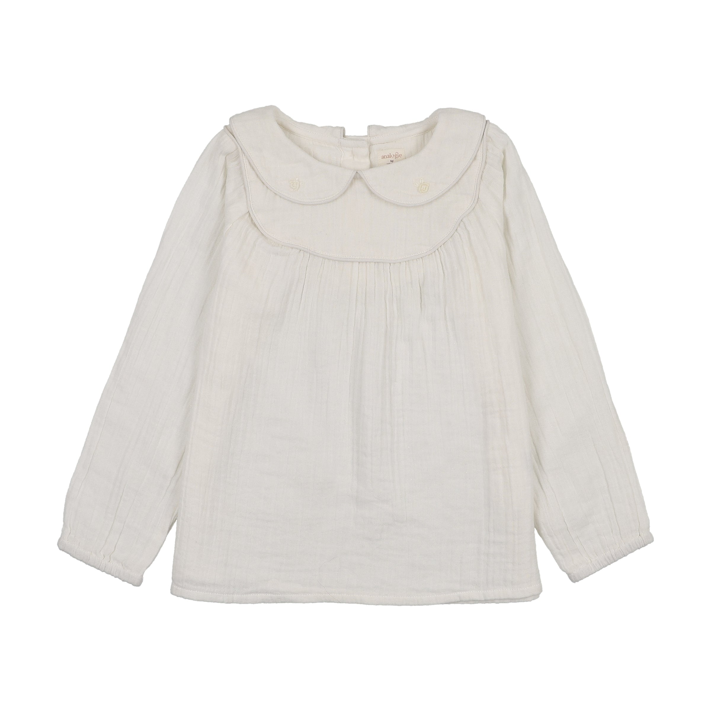 ANALOGIE GIRLS EMBROIDERED SHIRT