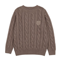 ANALOGIE CHUNKY V NECK SWEATER