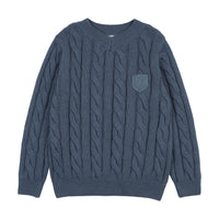 ANALOGIE CHUNKY V NECK SWEATER