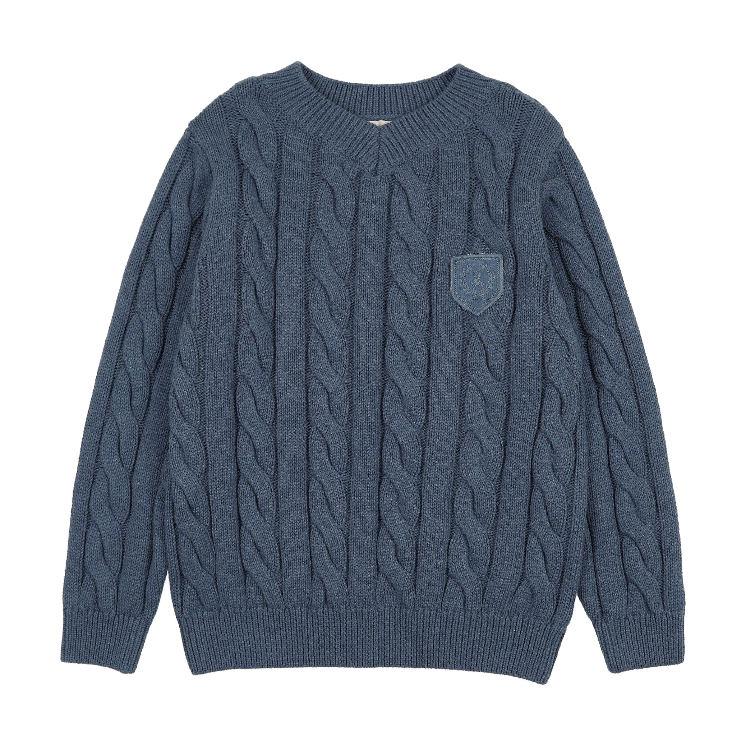 ANALOGIE CHUNKY V NECK SWEATER