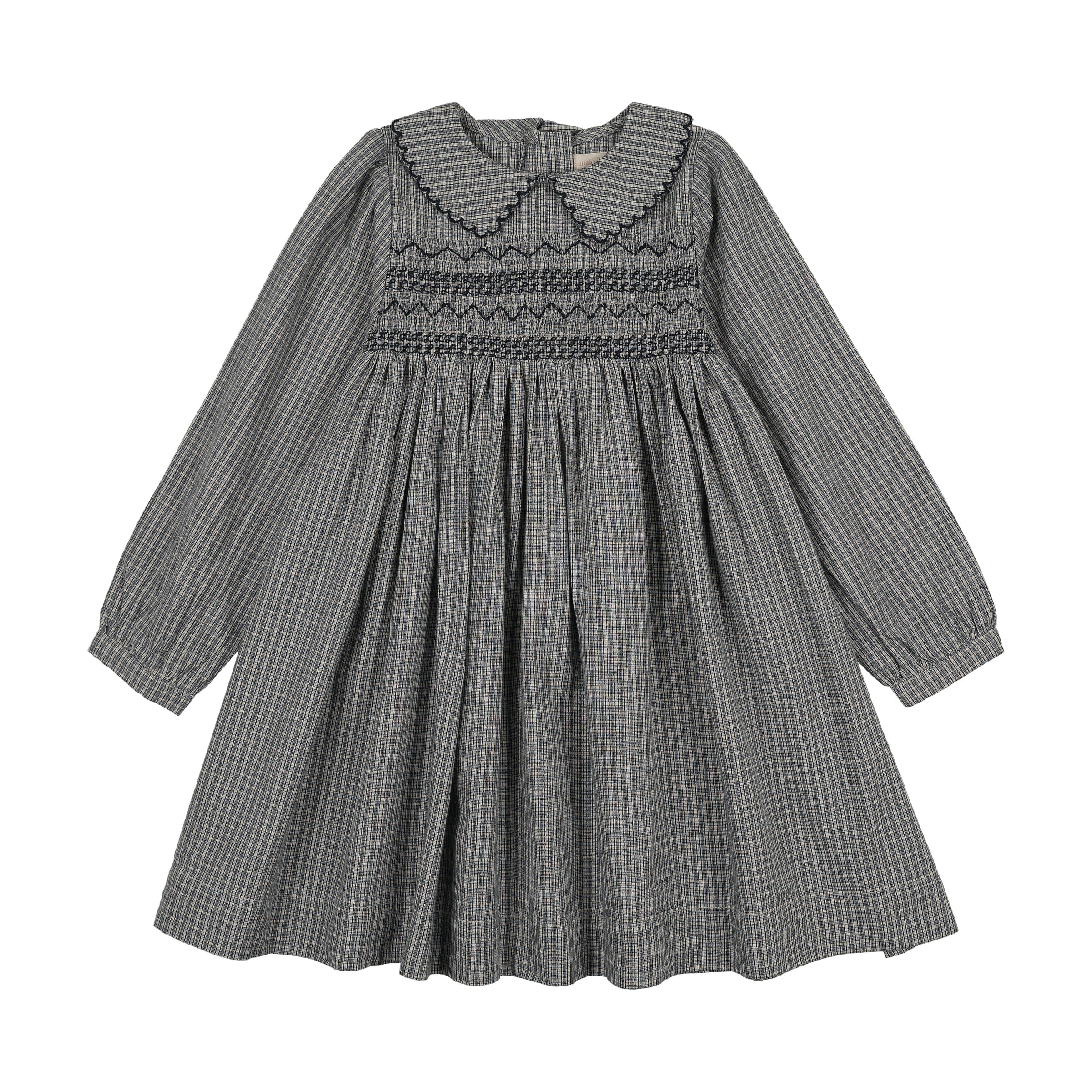 ANALOGIE PLAID EDITION DRESS