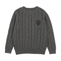 ANALOGIE CHUNKY V NECK SWEATER