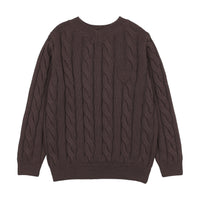 ANALOGIE CHUNKY V NECK SWEATER