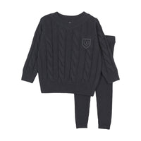 ANALOGIE CHUNKY CABLE KNIT TODDLER 2PC SET