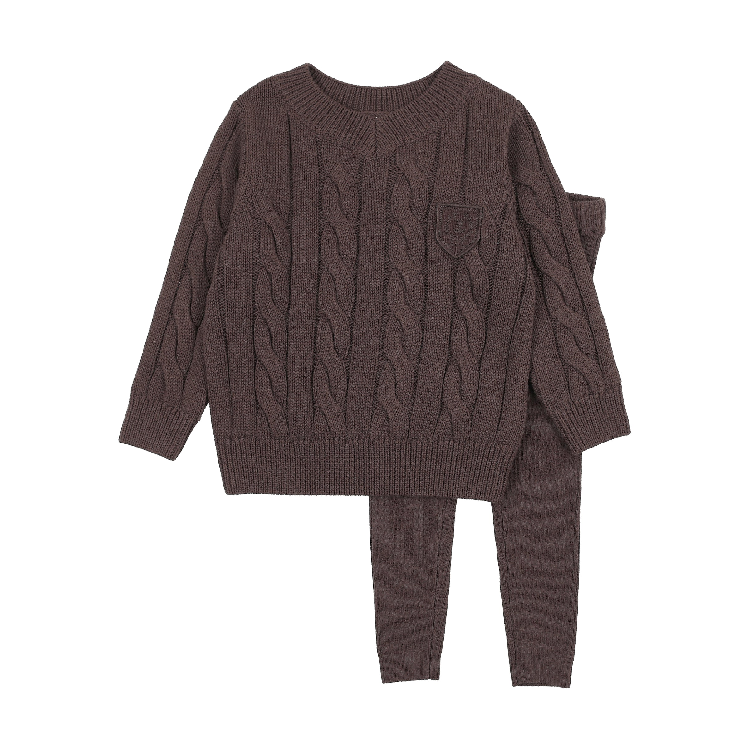 ANALOGIE CHUNKY CABLE KNIT TODDLER 2PC SET