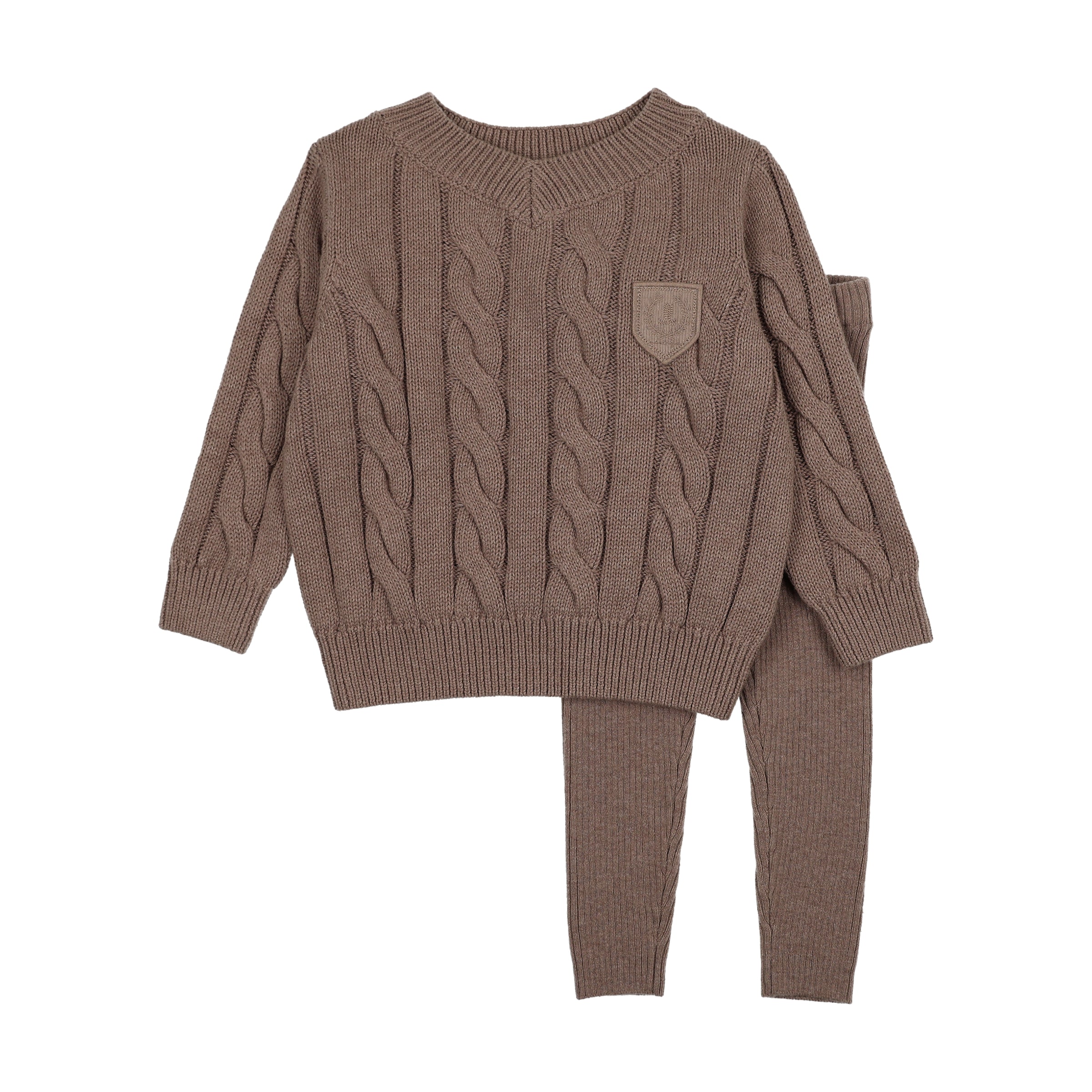 ANALOGIE CHUNKY CABLE KNIT TODDLER 2PC SET