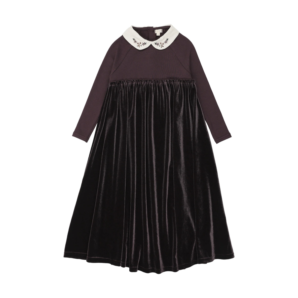 ANALOGIE EMBROIDERED COLLAR MAXI