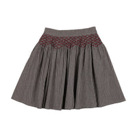 ANALOGIE PLAID EDITION GIRLS SHIRT + SKIRT 2PC SET