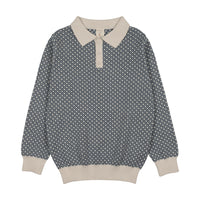 ANALOGIE HEIRLOOM KNIT BOYS COLLAR SWEATER