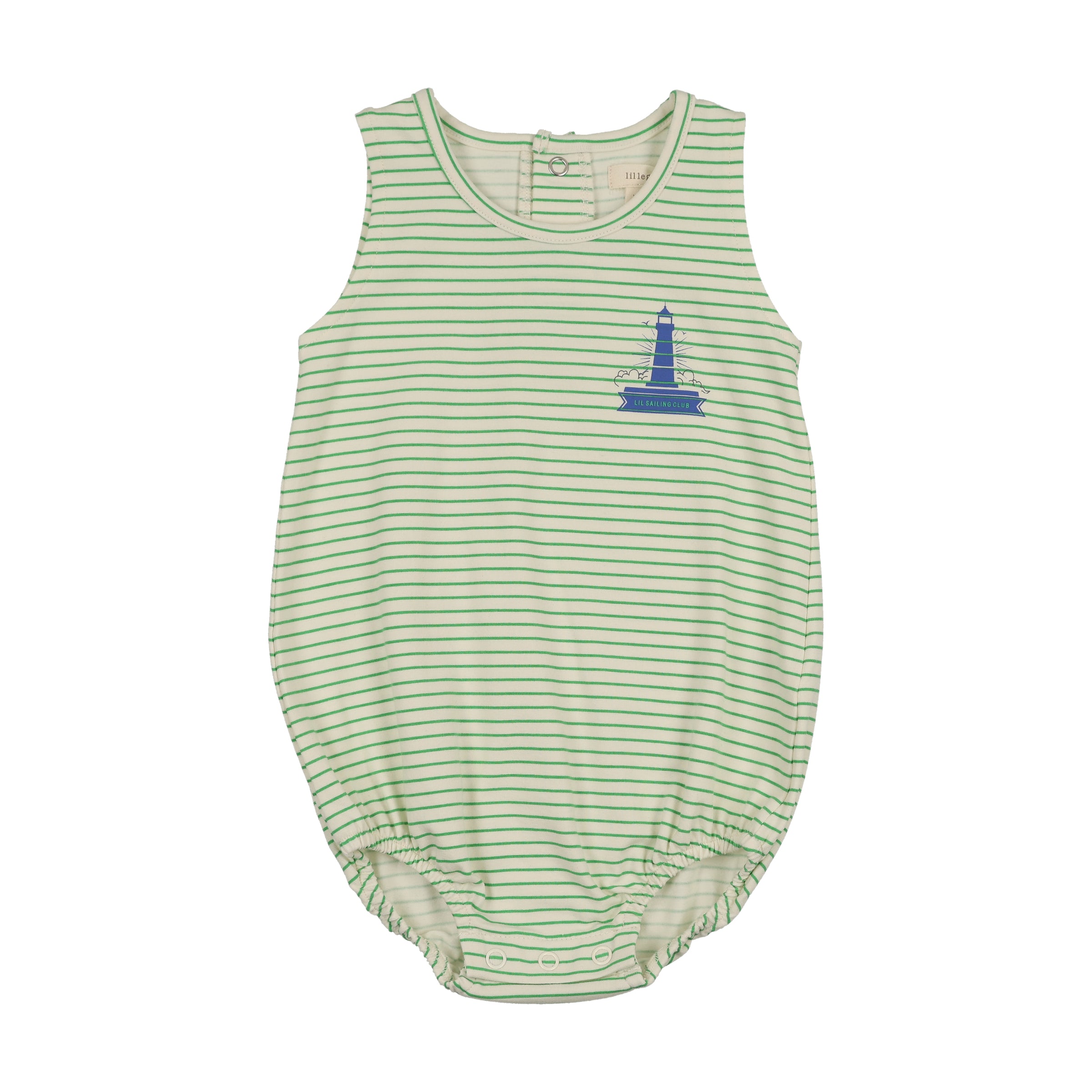 LIL LEGS SAILOR STRIPE ROMPER