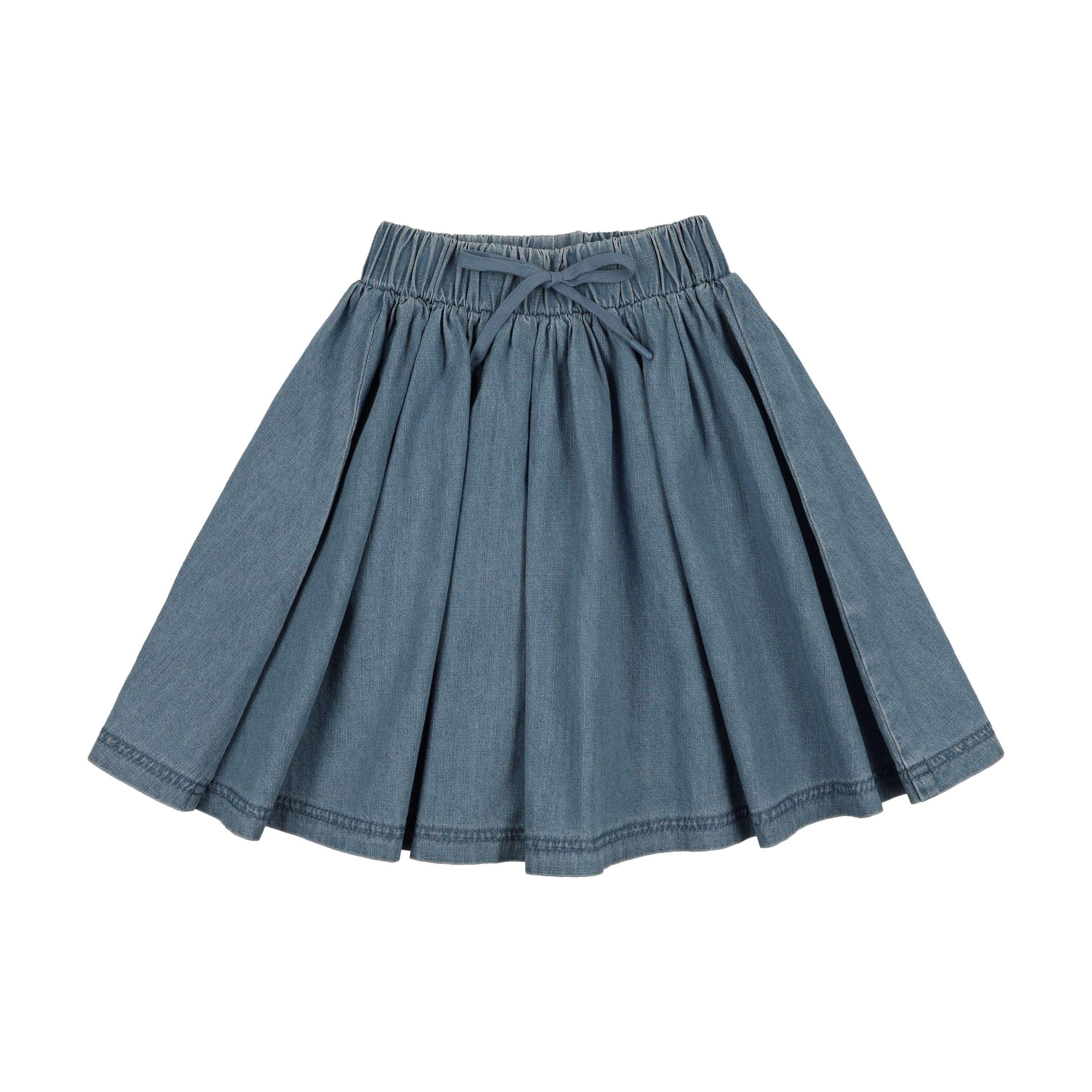 LIL LEGS DENIM DRAWSTRING SKIRT