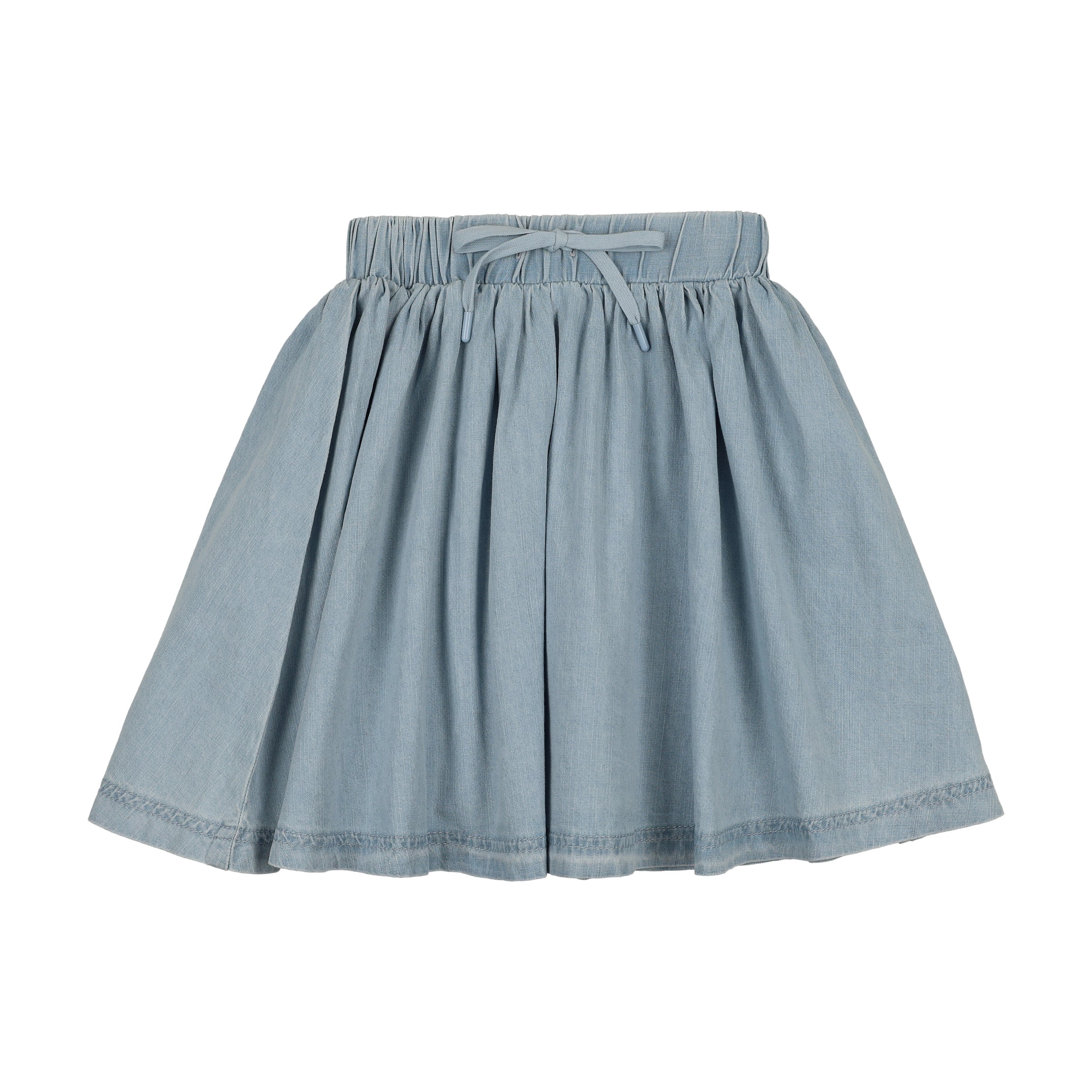 LIL LEGS DENIM DRAWSTRING SKIRT