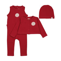 ANALOGIE BOATING CREW GIRLS FOOTIE + CARDIGAN SET