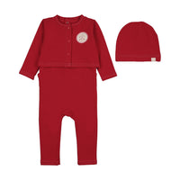 ANALOGIE BOATING CREW GIRLS FOOTIE + CARDIGAN SET