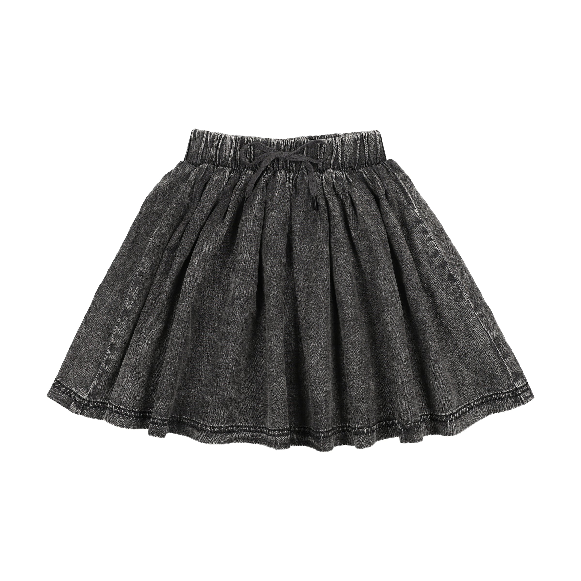 LIL LEGS DENIM DRAWSTRING SKIRT