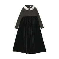 ANALOGIE EMBROIDERED COLLAR MAXI