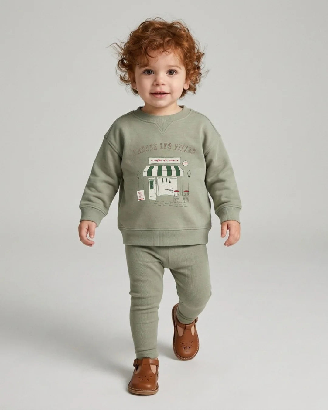 ANALOGIE CAFE BOY SWEATSHIRT 2PC SET