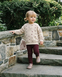 ANALOGIE BOW PRINT SWEATSHIRT 2PC SET