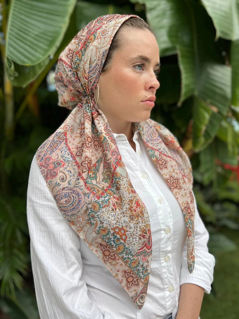 SCARF BAR CLASSIC PRETIED HEAD SCARF W VELVET GRIP