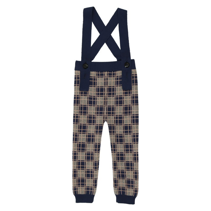 CPO MANIERE CHARMING PLAID OVERALLS + Mock Neck