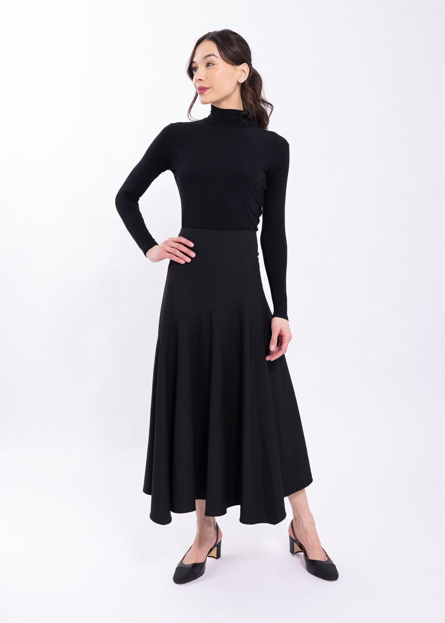 MC5935 MAPLE & CLIFF ASYMMETRICAL SKIRT