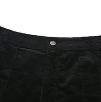 W-29513 HONEST EDIT CORDUROY FRONT FLY SKIRT