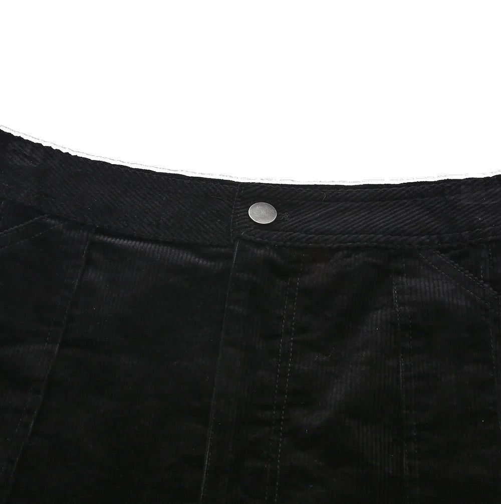 W-29513 HONEST EDIT CORDUROY FRONT FLY SKIRT