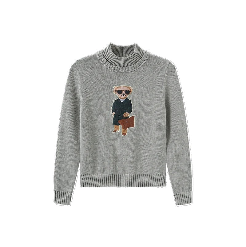 C-28653 N+A DANTE PATCH DETAIL SWEATER