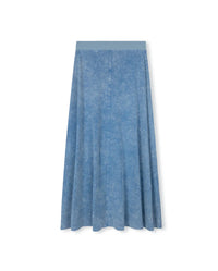 C-26357 VIBE ELASTIC WAIST A-LINE MAXI SKIRT