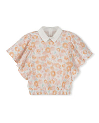 C-26042/ 26040 ONE CHILD BON ELASTIC TOP + SKIRT SET
