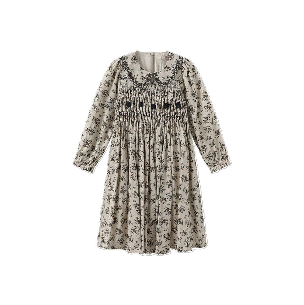 C-28437 ONE CHILD POPPY FLORAL DRESS