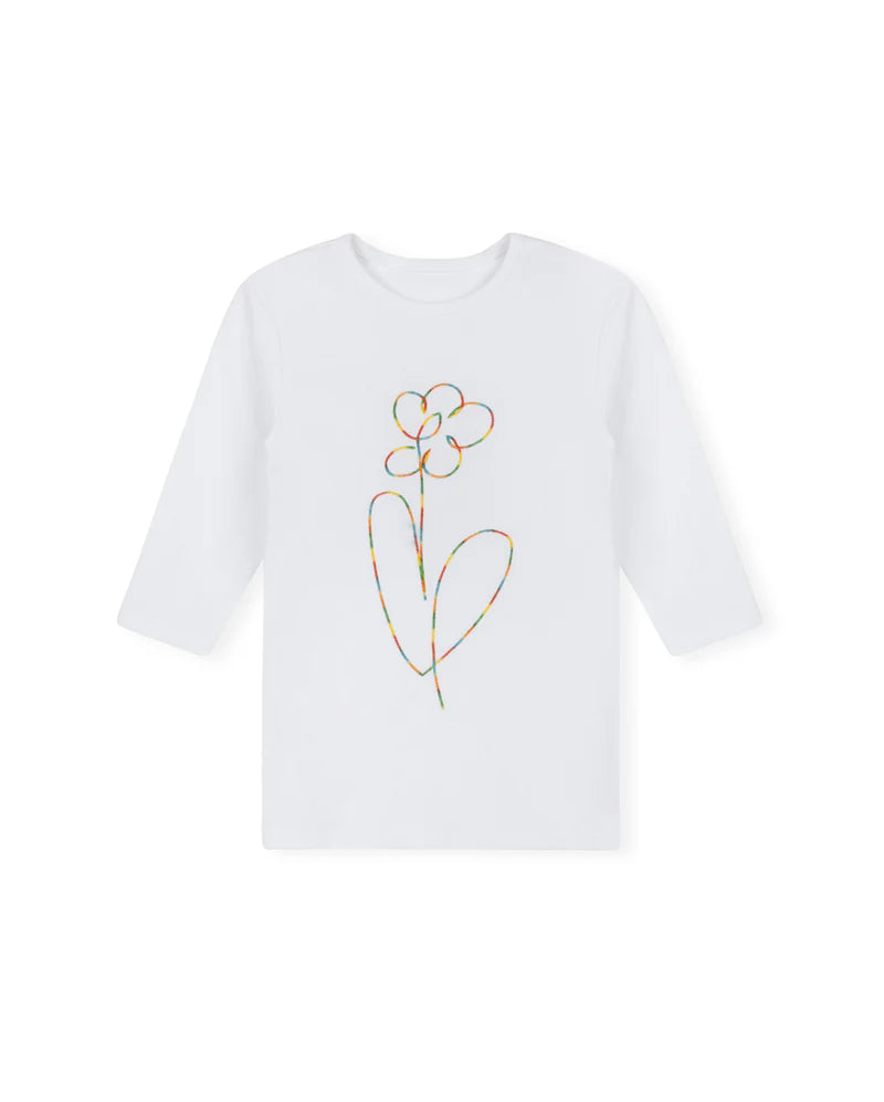 C-24024 PHIL & PHOEBE ZURI TWIRL FLOWER TEE