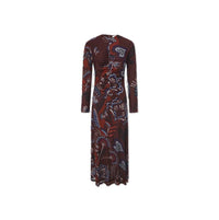 W-27677 EPIK MESH GATHERED DRESS