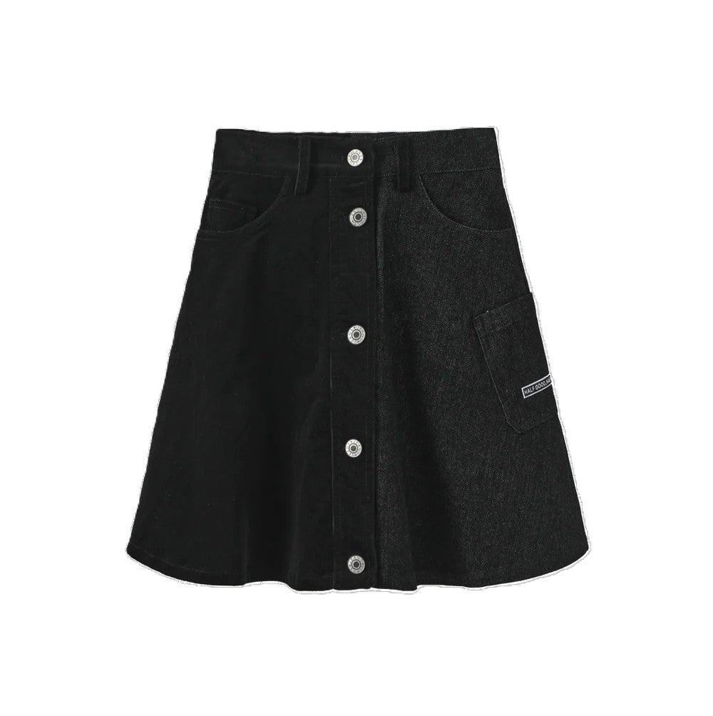 C-27455 PHIL & PHOEBE HALF CORDUROY SKIRT