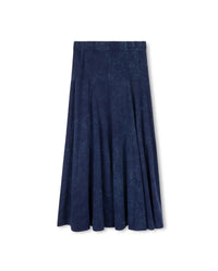 C-19889 CABANA MINERAL WASH PANEL MIDI SKIRT