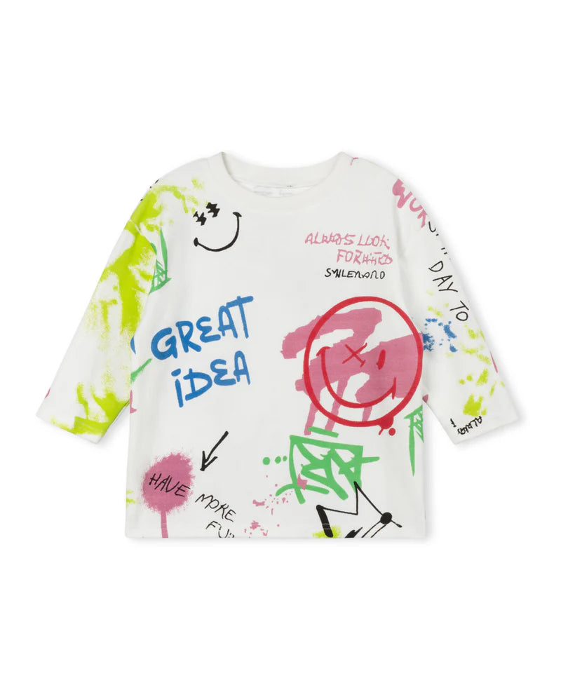 C-24407 CABANA GRAFFITI PRINT T-SHIRT