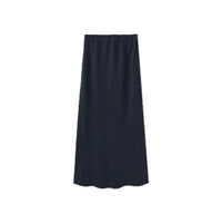 W-28308 BEIGE TIRAMISU CUPRO SKIRT