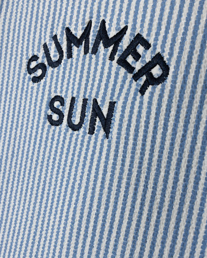 C-23960 CABANA SEERSUCKER SWIM TANK 2PC SET