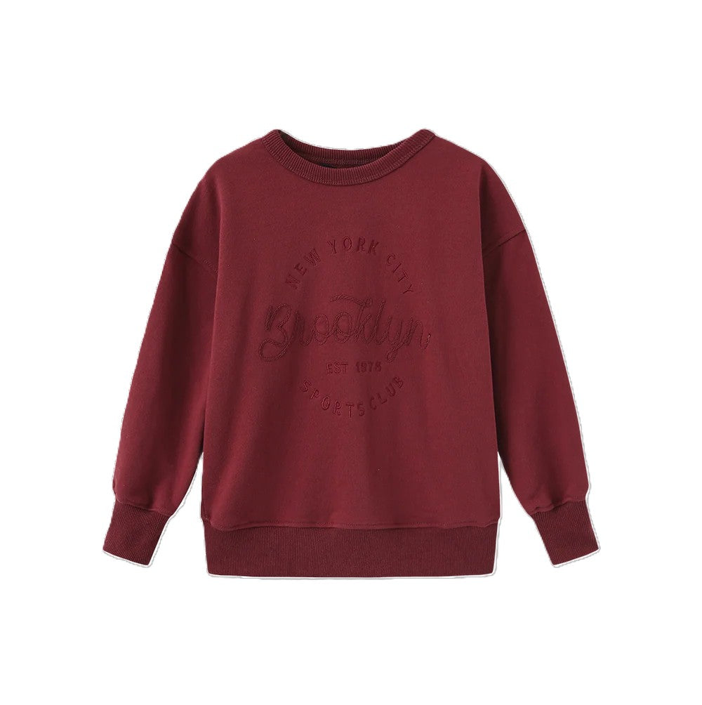 C-28078 HELLO YELLOW BOMA SELF FABRIC SWEATSHIRT