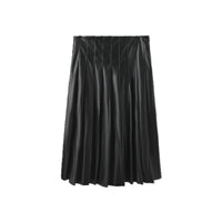 W-28907 SHIFT PREPPY PLEATED SKIRT